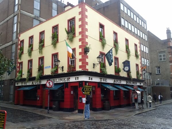 Temple Bar district in Dublin